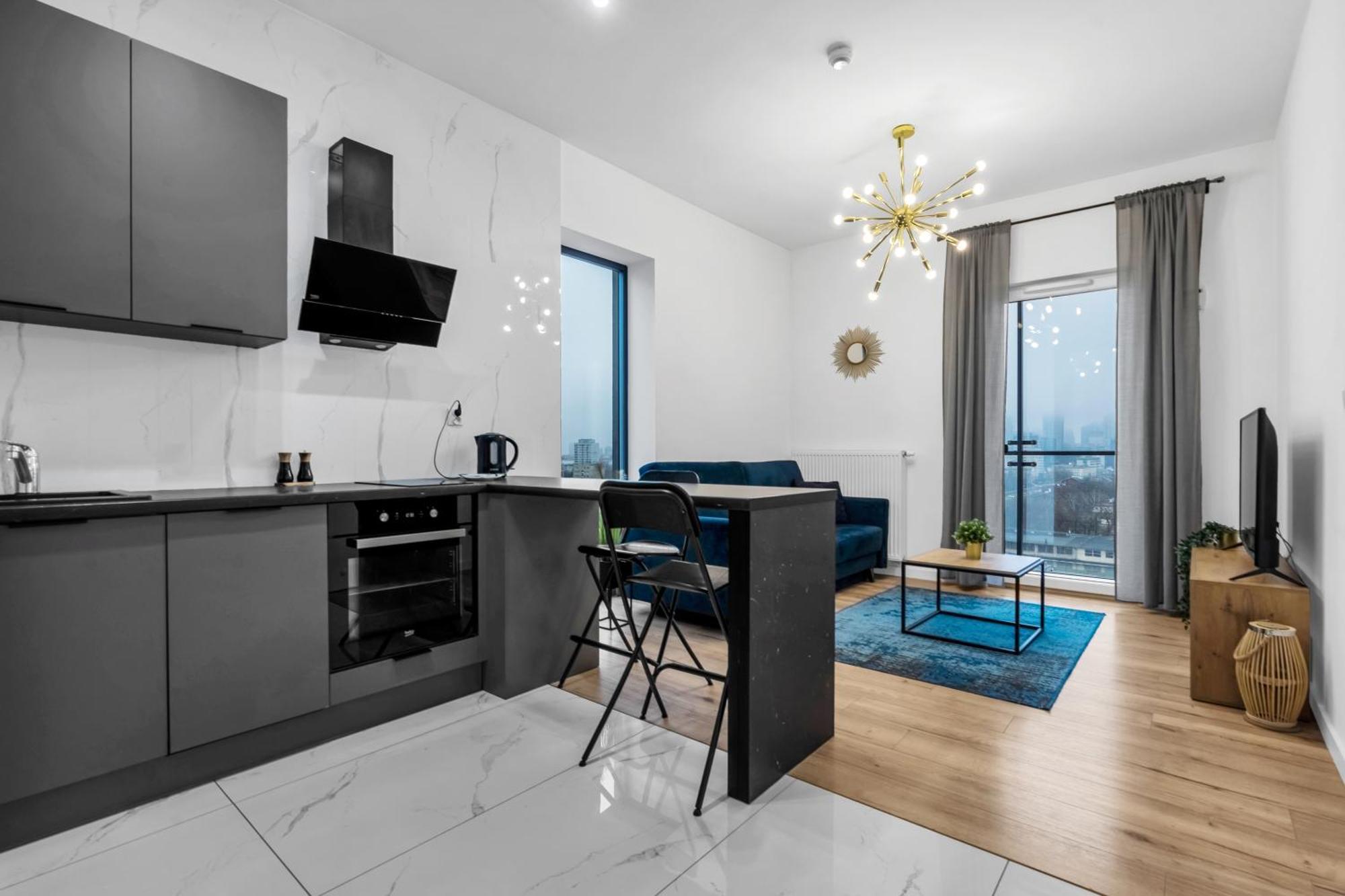 Warsaw Business Apartments - Air Conditioning, 10Th Floor, City View, Balcony - By Rentujemy Kültér fotó