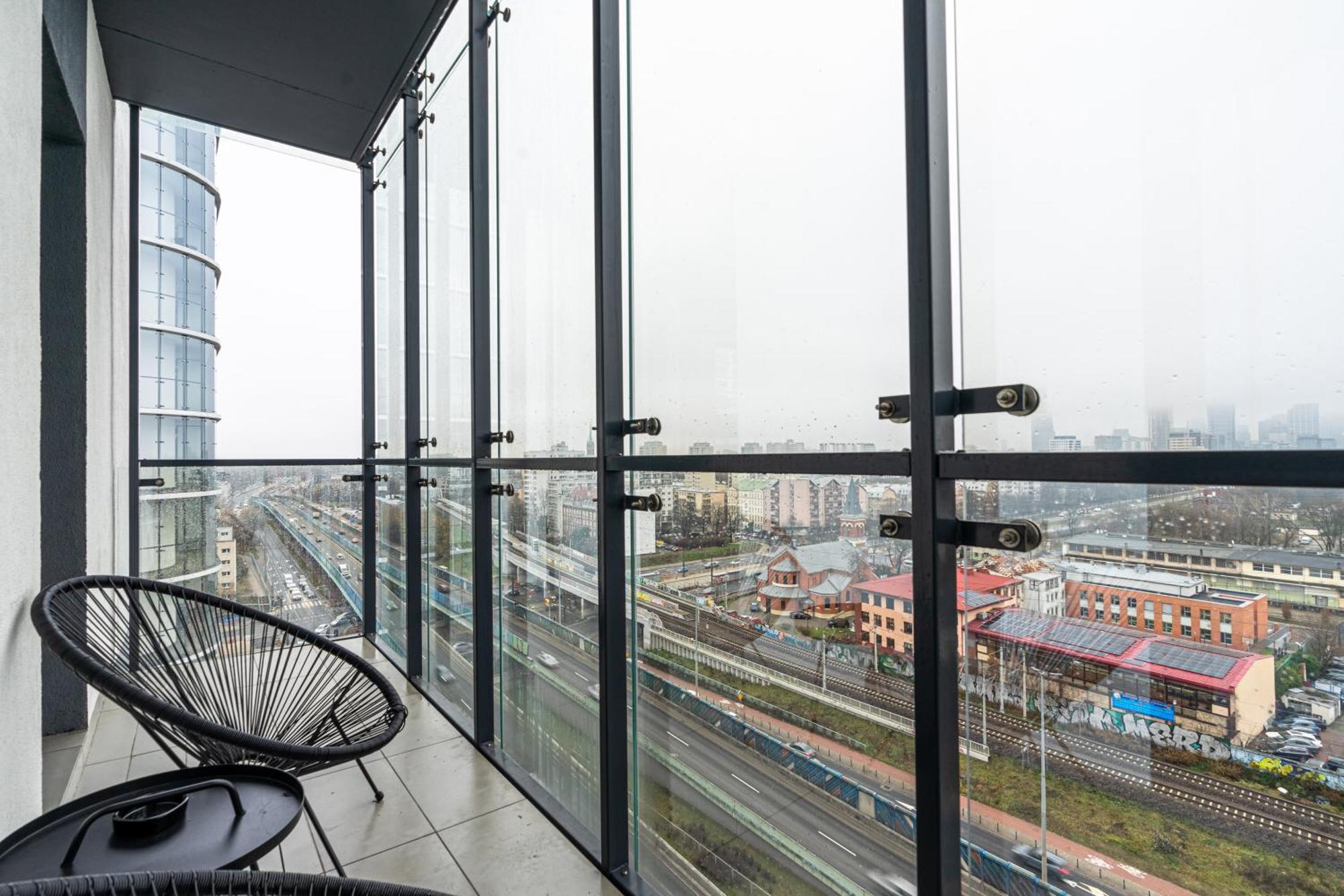 Warsaw Business Apartments - Air Conditioning, 10Th Floor, City View, Balcony - By Rentujemy Kültér fotó