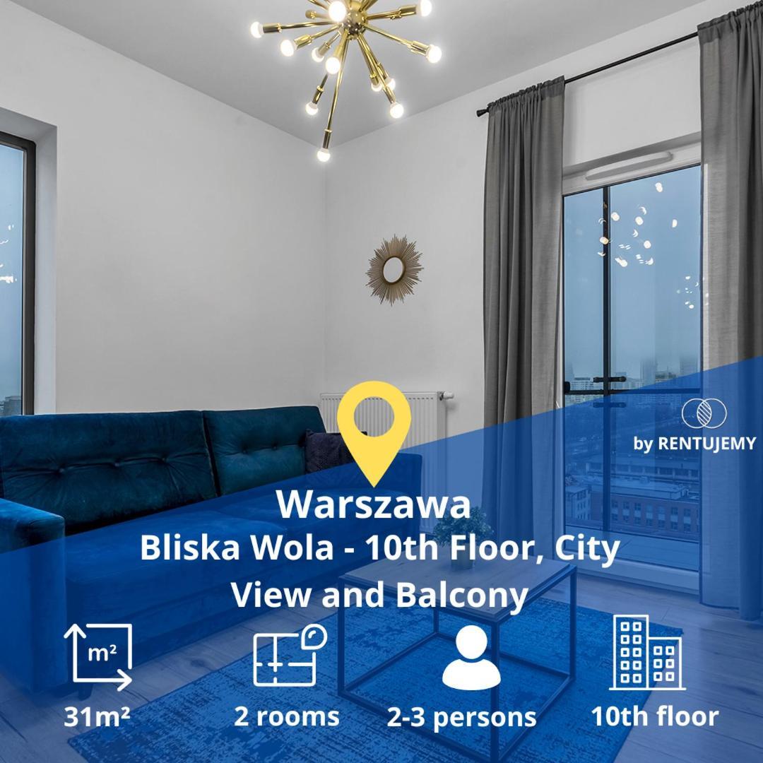 Warsaw Business Apartments - Air Conditioning, 10Th Floor, City View, Balcony - By Rentujemy Kültér fotó